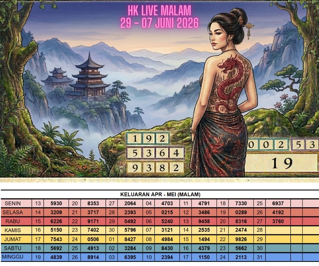 HK LIVE MALAM 29 - 07 JUNI 2026
